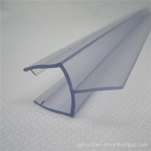 PVC Seal Strip for Glass Shower Doors - 5mm to 12mm Thickness